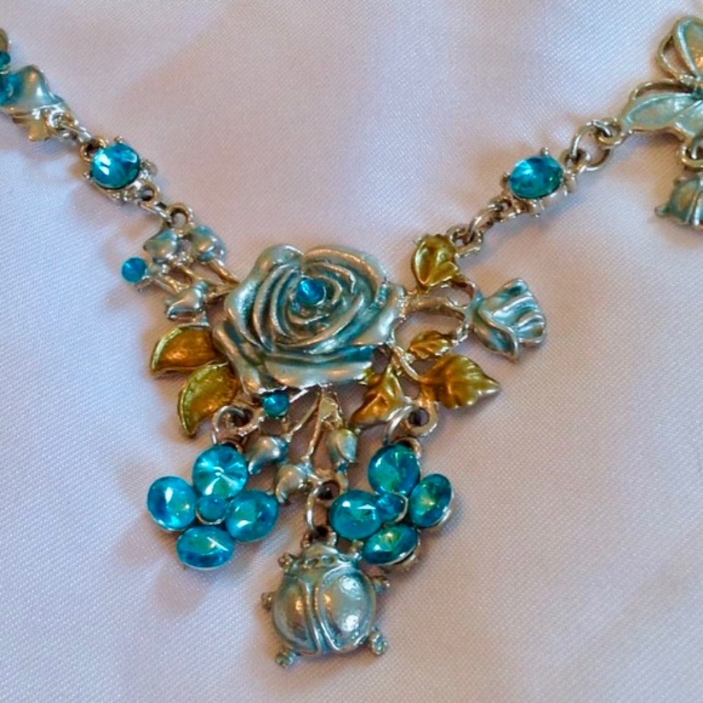🌹HP🌹 💲SALE💲From York, England Jewelry Set Enamel and Crystal